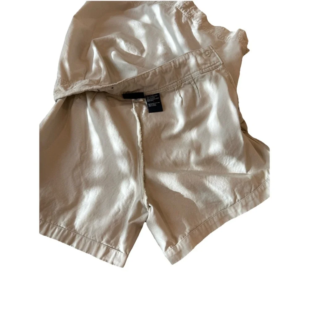 BILL BLASS SPORT Size 8 White Embellished Skort 100% Cotton